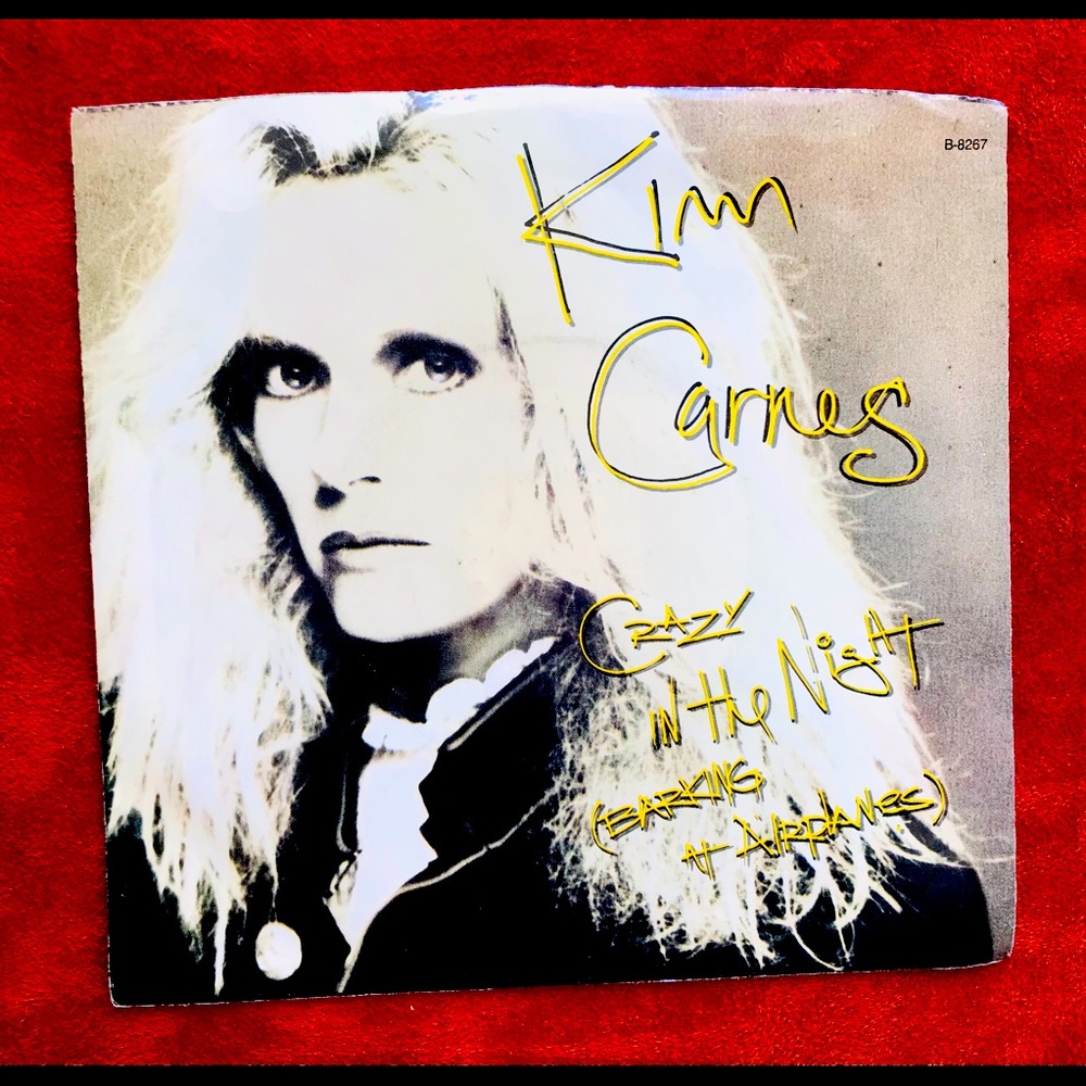 Vintage 80s KIM CARNES Crazy in the Night RECORD